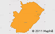 Political Simple Map of Saint-Claude, cropped outside