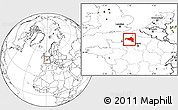 Blank Location Map of Dieppe