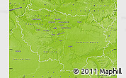 Physical Map of Île-de-France