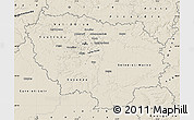 Shaded Relief Map of Île-de-France