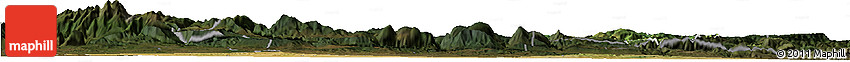 Satellite Horizon Map of Carcassonne, darken
