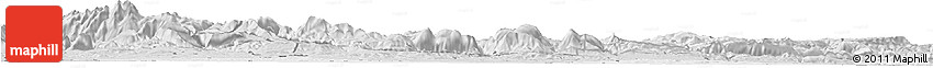 Silver Style Horizon Map of Carcassonne