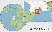 Savanna Style Location Map of Aude, highlighted country, highlighted parent region