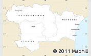 Classic Style Simple Map of Aude, single color outside