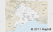 Classic Style 3D Map of Montpellier