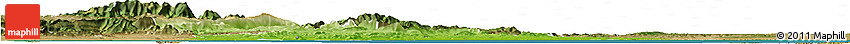 Physical Horizon Map of Montpellier, satellite outside