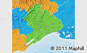Political Map of Montpellier