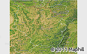 Satellite 3D Map of Lorraine