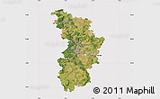 Satellite Map of Nancy, cropped outside