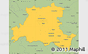 Savanna Style Simple Map of Épinal