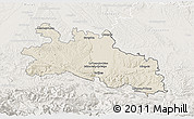 Shaded Relief 3D Map of Pamiers, lighten