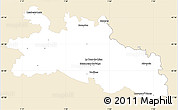 Classic Style Simple Map of Pamiers, single color outside