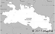 Gray Simple Map of Pamiers