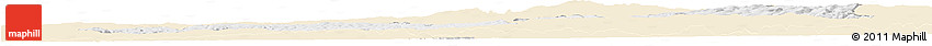 Classic Style Horizon Map of Rodez, single color outside