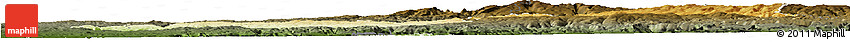 Physical Horizon Map of Rodez, darken
