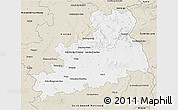 Classic Style 3D Map of Bourges