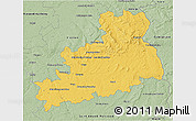 Savanna Style 3D Map of Bourges