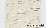 Shaded Relief 3D Map of Bourges