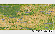 Satellite Panoramic Map of Bourges