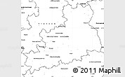 Blank Simple Map of Bourges