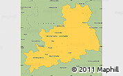 Savanna Style Simple Map of Bourges