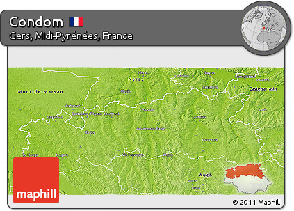 Physical 3D Map of Condom