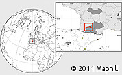 Blank Location Map of Condom, highlighted country, highlighted grandparent region