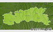 Physical Map of Condom, darken