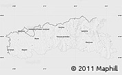 Silver Style Map of Condom, single color outside
