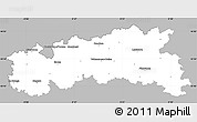 Gray Simple Map of Condom, single color outside