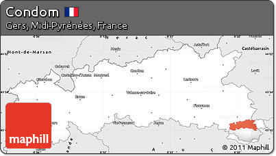 Silver Style Simple Map of Condom