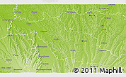 Physical 3D Map of Mirande