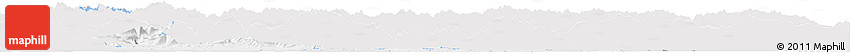 Silver Style Horizon Map of Haute-Garonne, single color outside