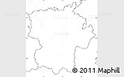 Blank Simple Map of Bagneres-de-Bigorre, no labels