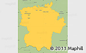 Savanna Style Simple Map of Bagneres-de-Bigorre