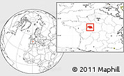 Blank Location Map of Tours