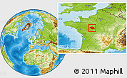 Physical Location Map of Tours