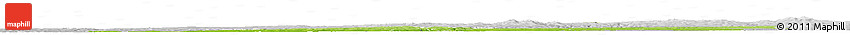 Physical Horizon Map of Indre, lighten, desaturated