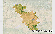 Satellite 3D Map of Issoudun, lighten