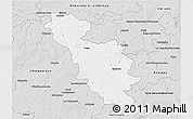 Silver Style 3D Map of Issoudun