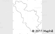 Blank Simple Map of Issoudun, cropped outside, no labels