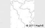 Blank Simple Map of Issoudun, no labels
