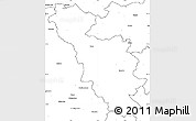 Blank Simple Map of Issoudun