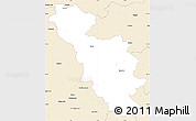 Classic Style Simple Map of Issoudun