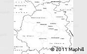 Blank Simple Map of Indre