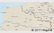 Shaded Relief 3D Map of Nord-Pas-de-Calais