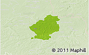 Physical 3D Map of Douai, lighten
