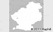 Gray Simple Map of Douai