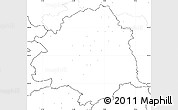 Blank Simple Map of Lille, no labels