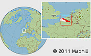 Savanna Style Location Map of Nord, highlighted parent region